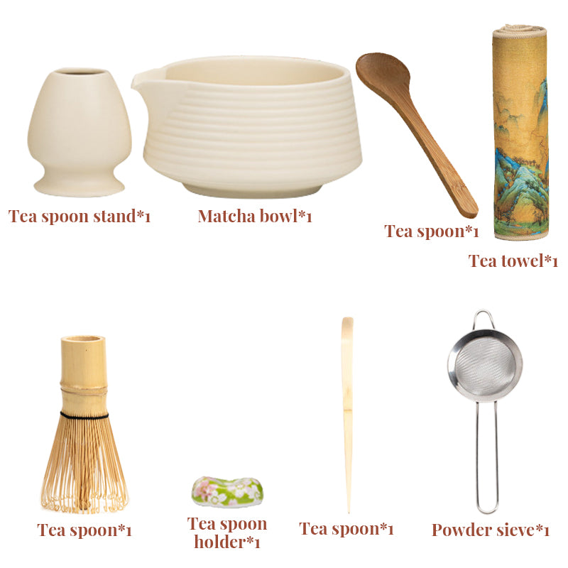 8-teiliges Premium Matcha-Zeremonie-Set