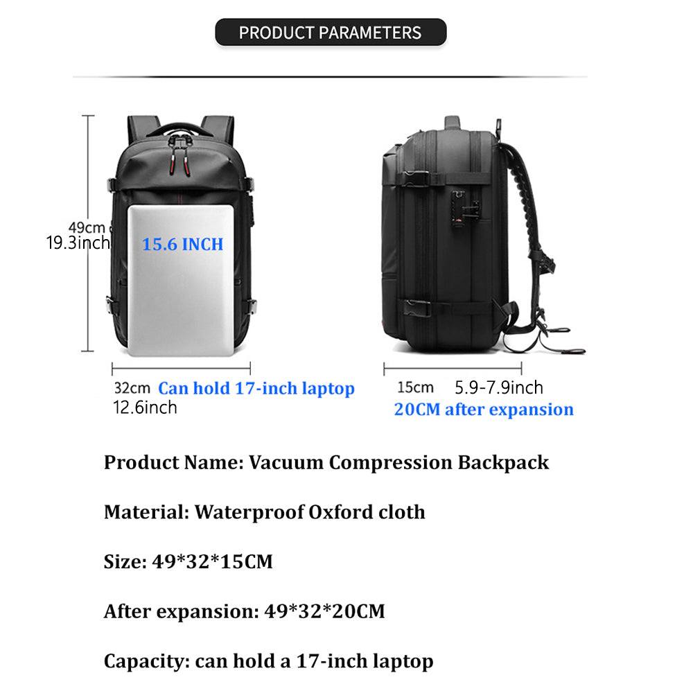 Vacuum Compression Rucksack