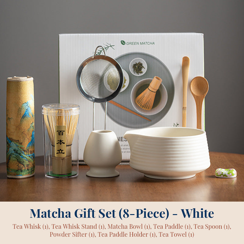 8-teiliges Premium Matcha-Zeremonie-Set