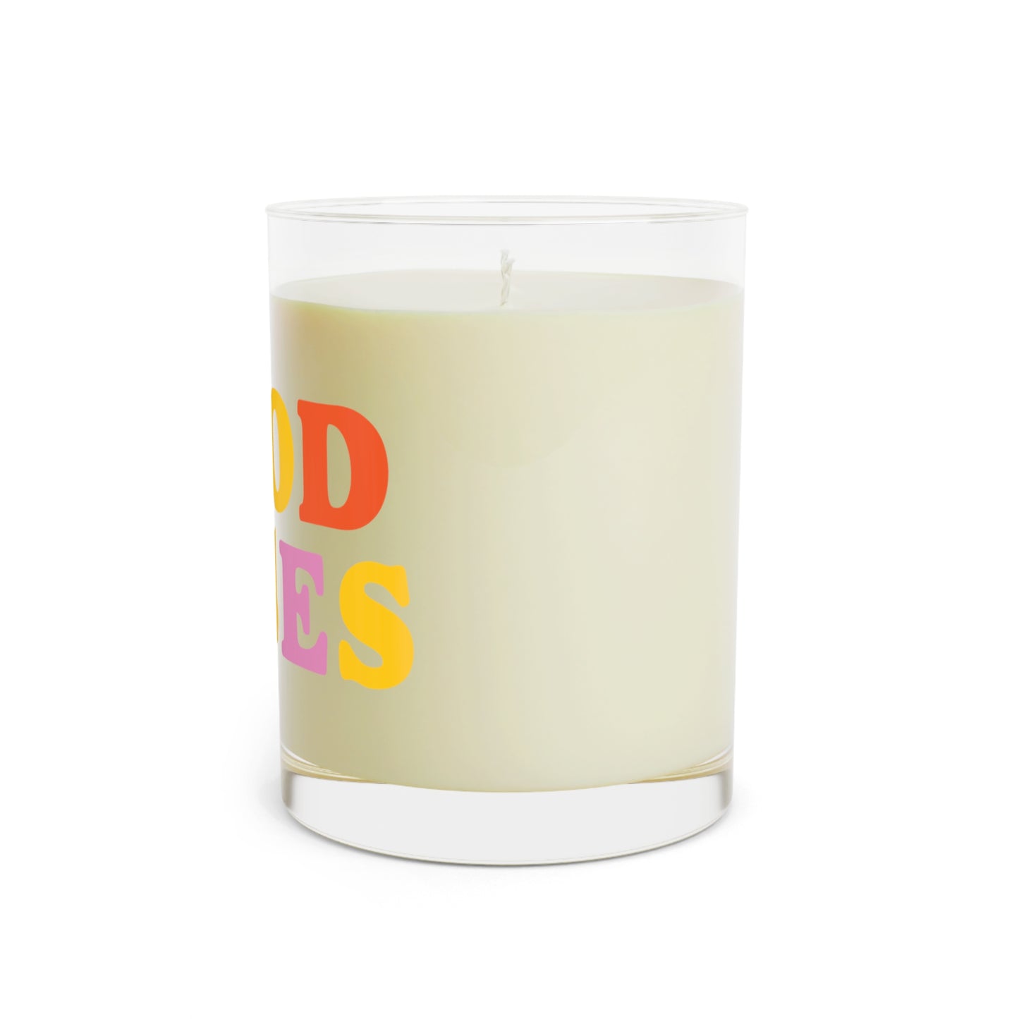 Scented candle “Good Vibes” – 325 ml glass jar, aromatherapy