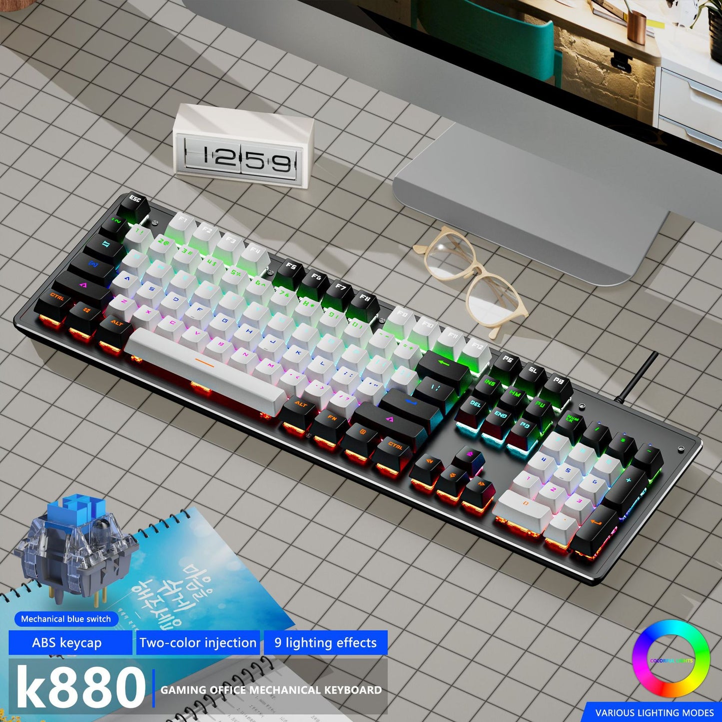 K880 Tastatur Mechanisch