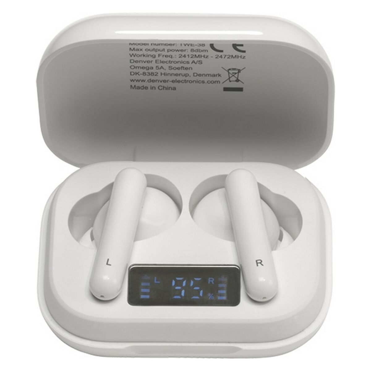 Bluetooth Headphones Denver Electronics 111191120210 White-6