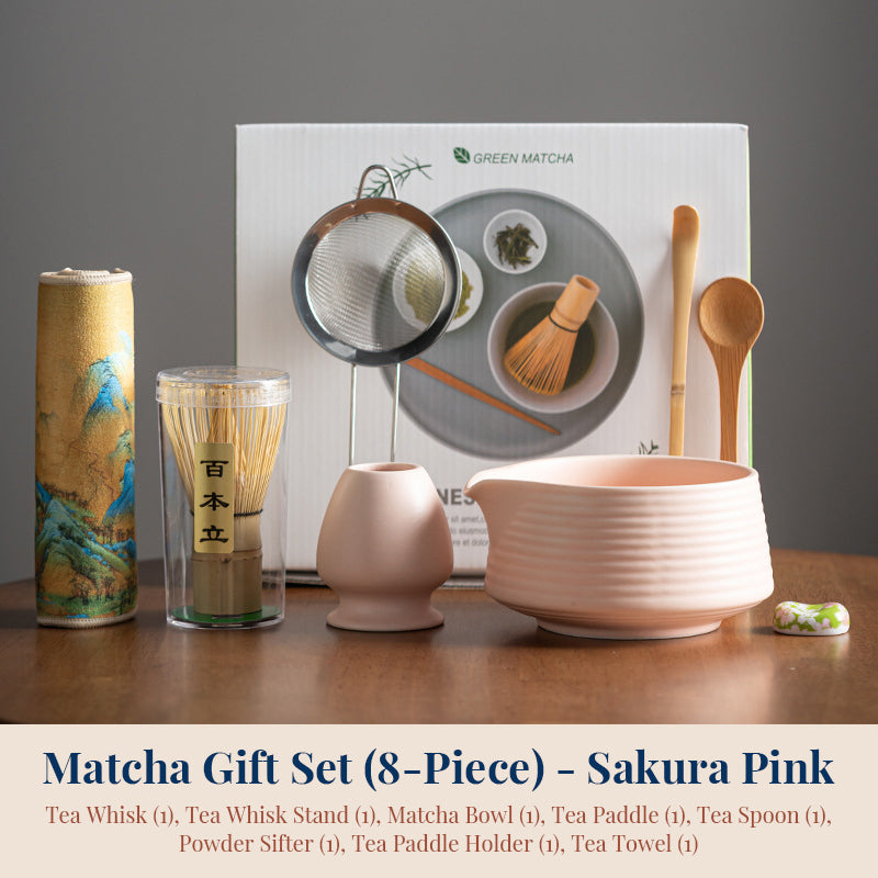 8-teiliges Premium Matcha-Zeremonie-Set