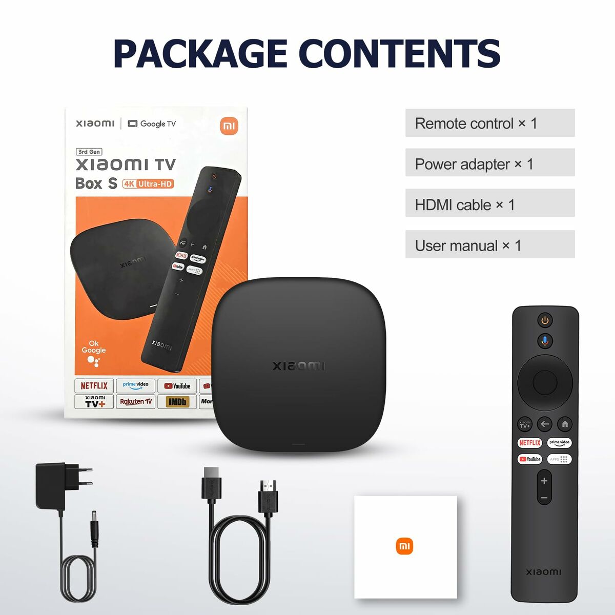 Streaming Device Xiaomi TV BOX S (3RD GEN) 4K-1