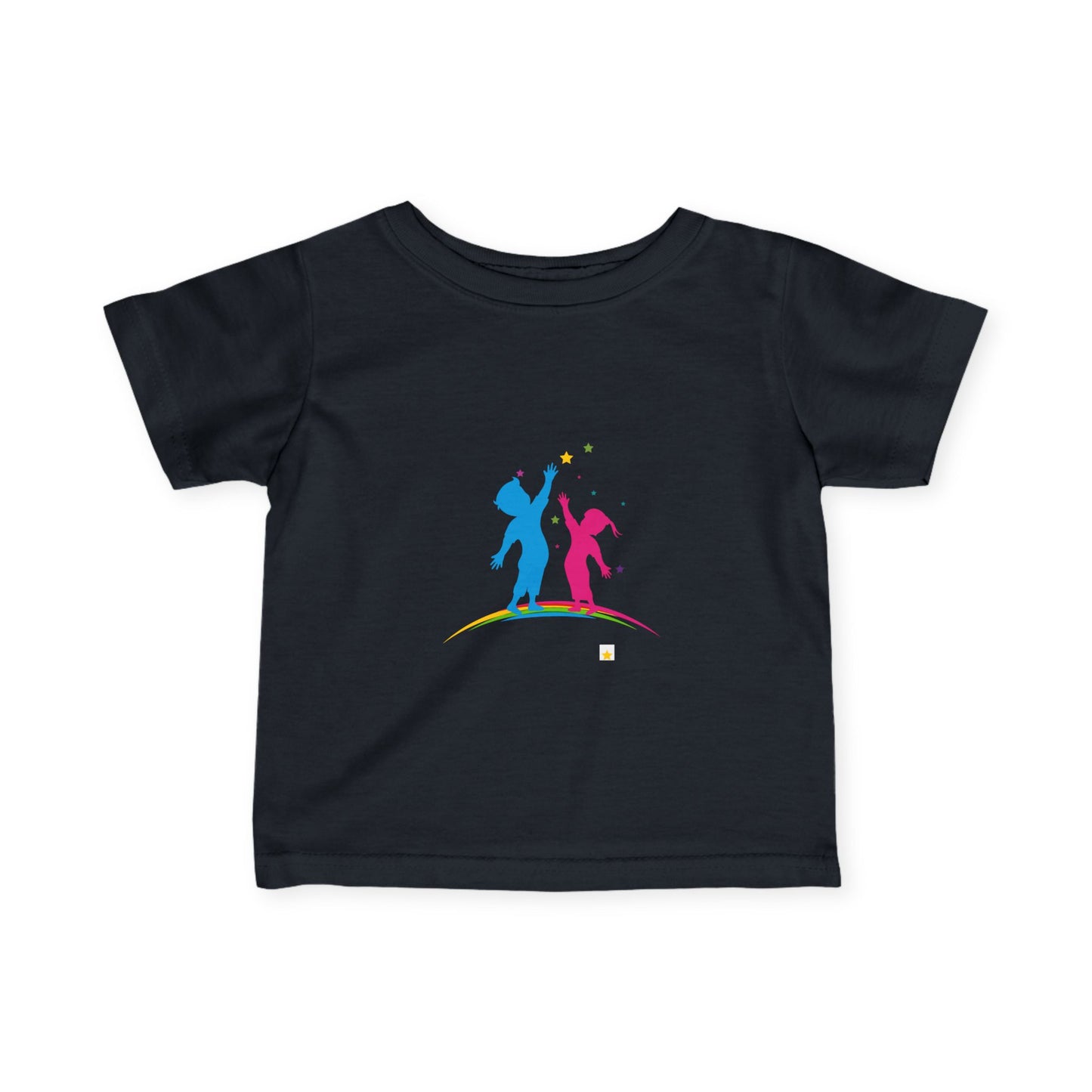 Colorful playful baby T-shirt