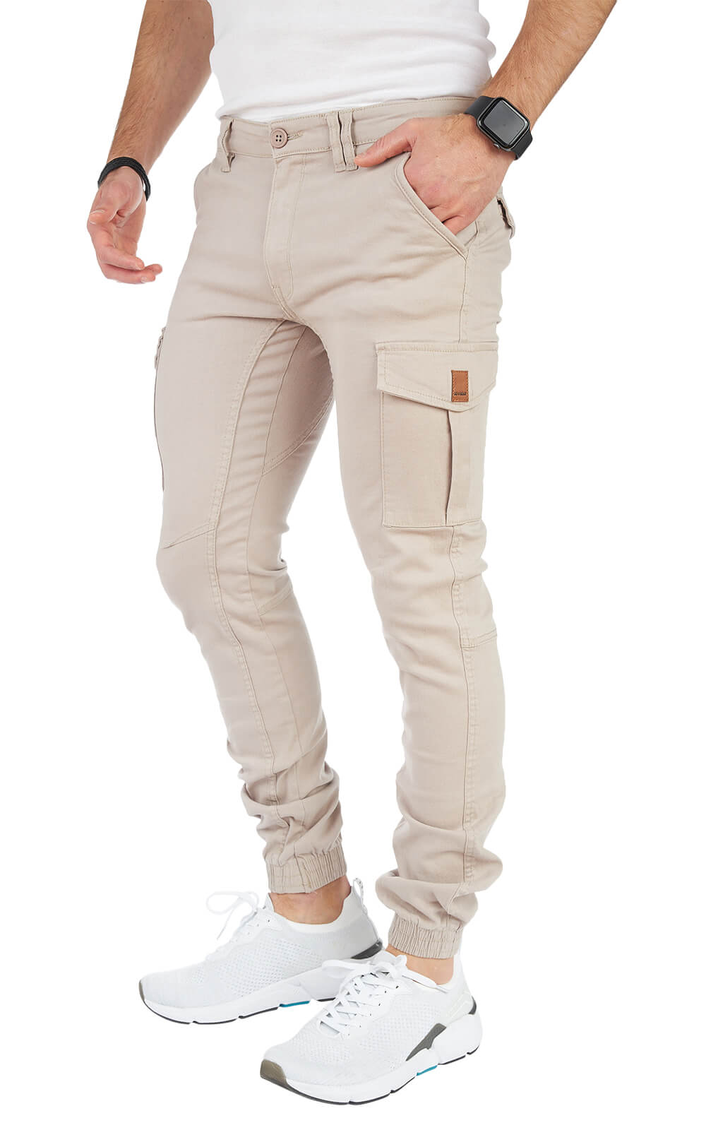 STYLEKO Cargohose Gürtelschlaufen-4