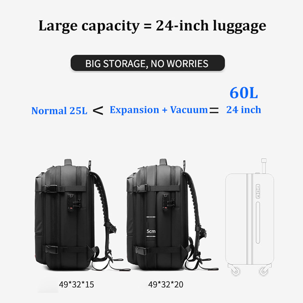 Vacuum Compression Rucksack