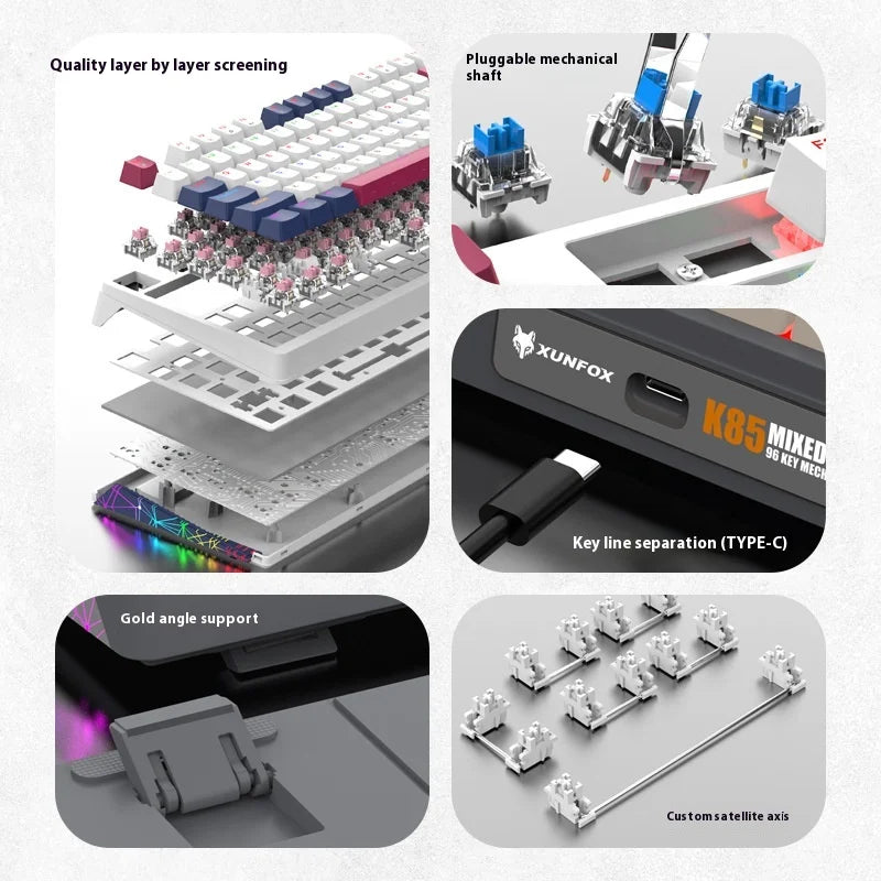XUNFOX K85 Mechanische Keyboard