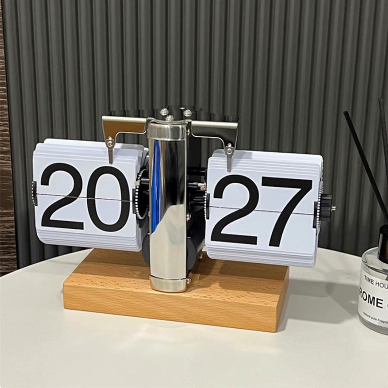 Retro-Flip-Uhr