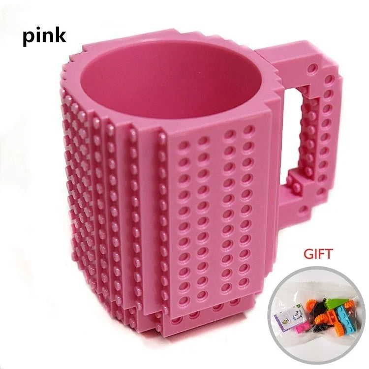 Bausteinbecher im Lego-Stil