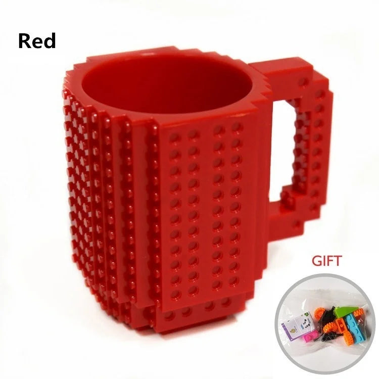 Bausteinbecher im Lego-Stil
