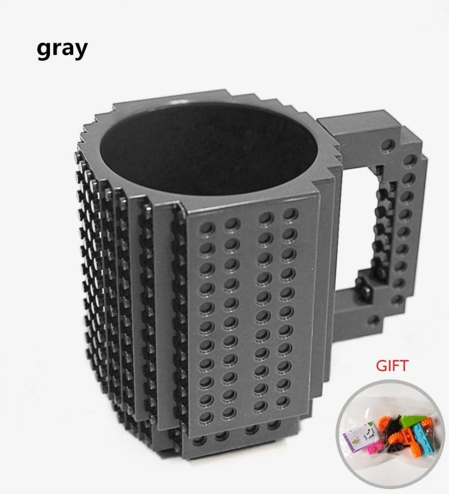 Bausteinbecher im Lego-Stil