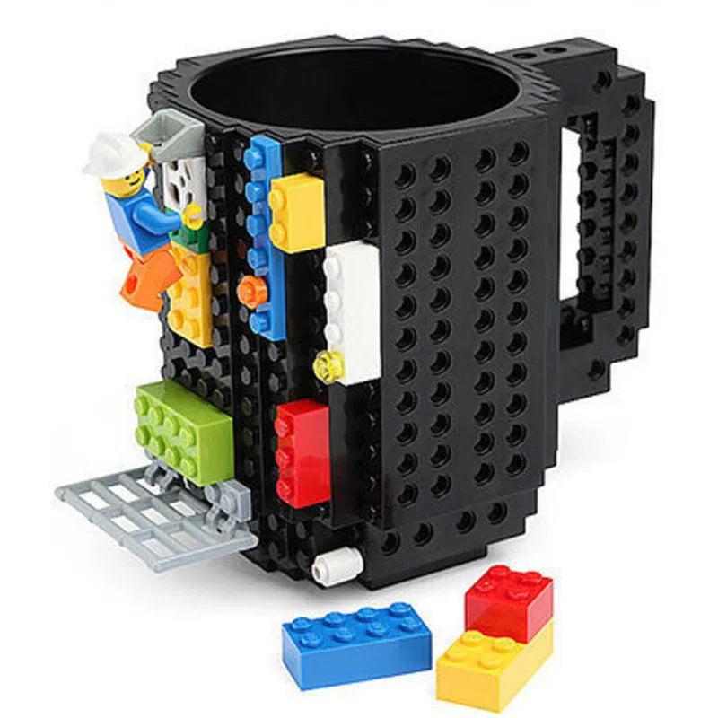 Bausteinbecher im Lego-Stil