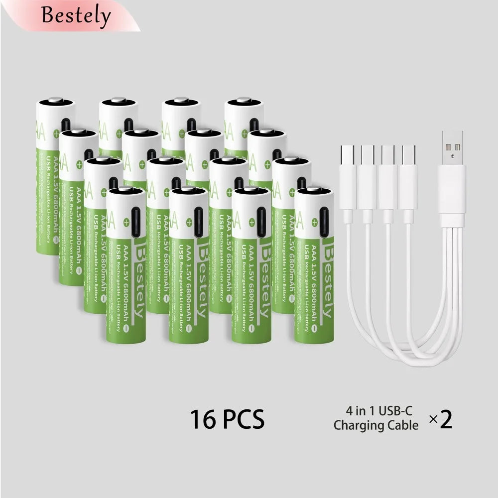 1.5v AAA 6800mAh Li-ion Batterie