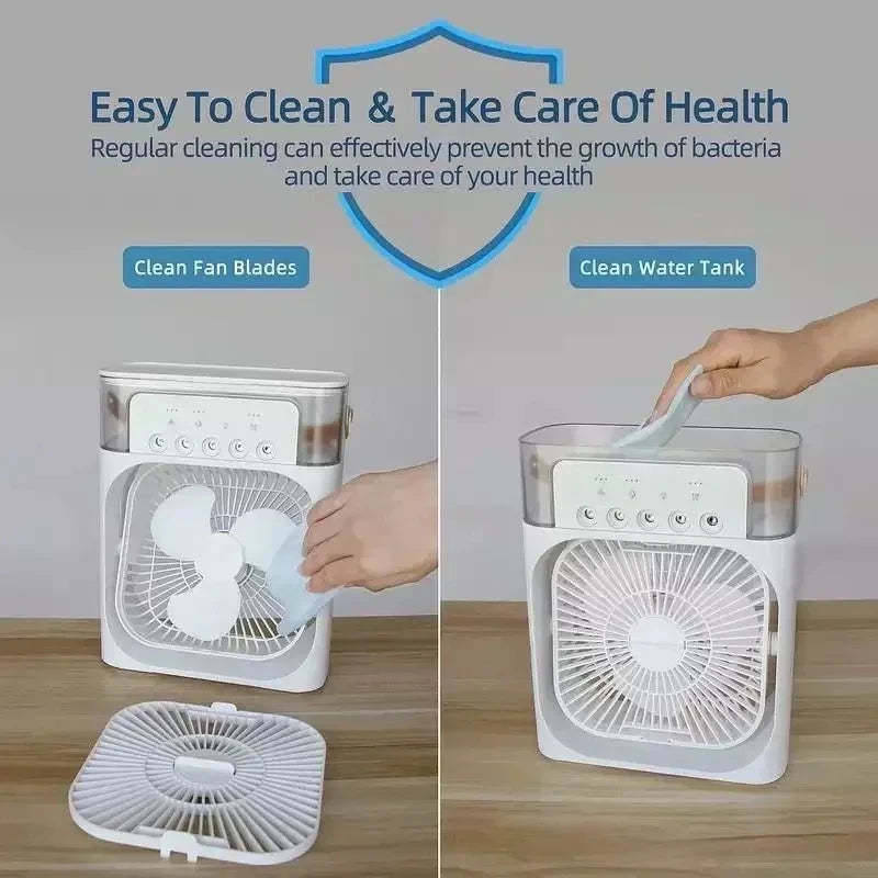 3-in-1-Ventilator mit Wasserdampf