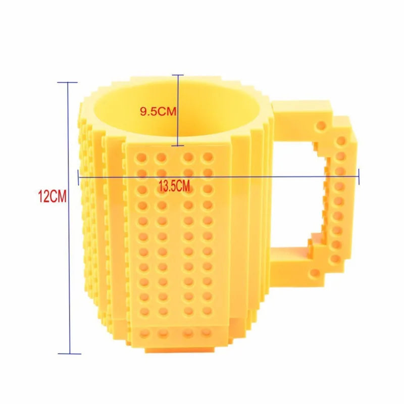 Bausteinbecher im Lego-Stil