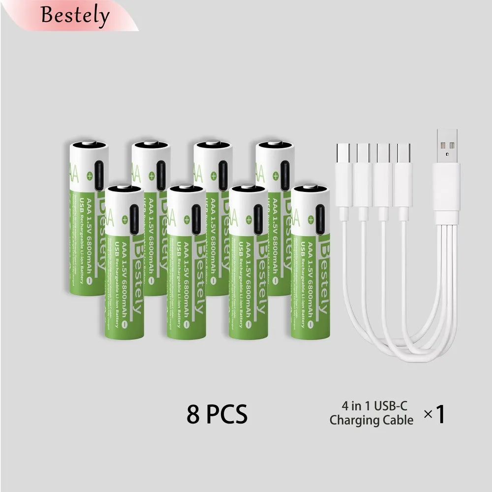 1.5v AAA 6800mAh Li-ion Batterie