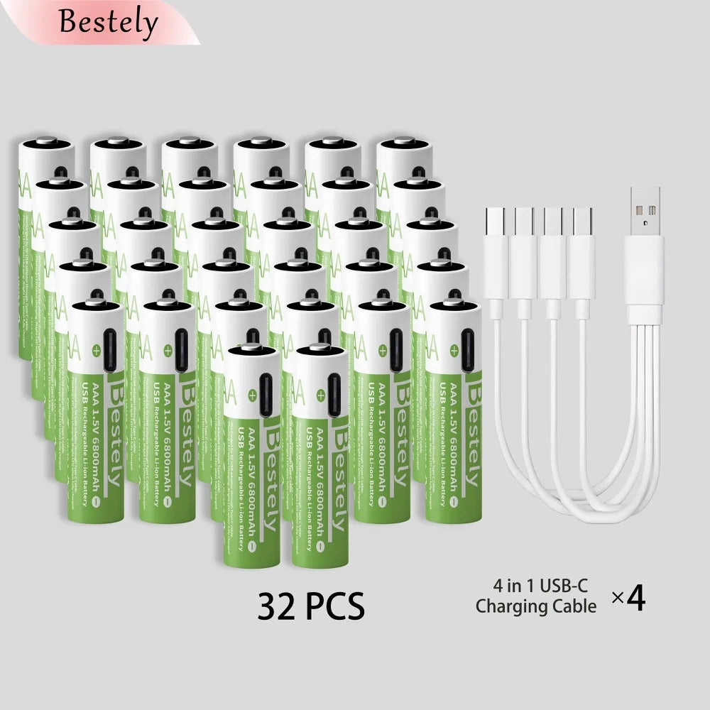 1.5v AAA 6800mAh Li-ion Batterie