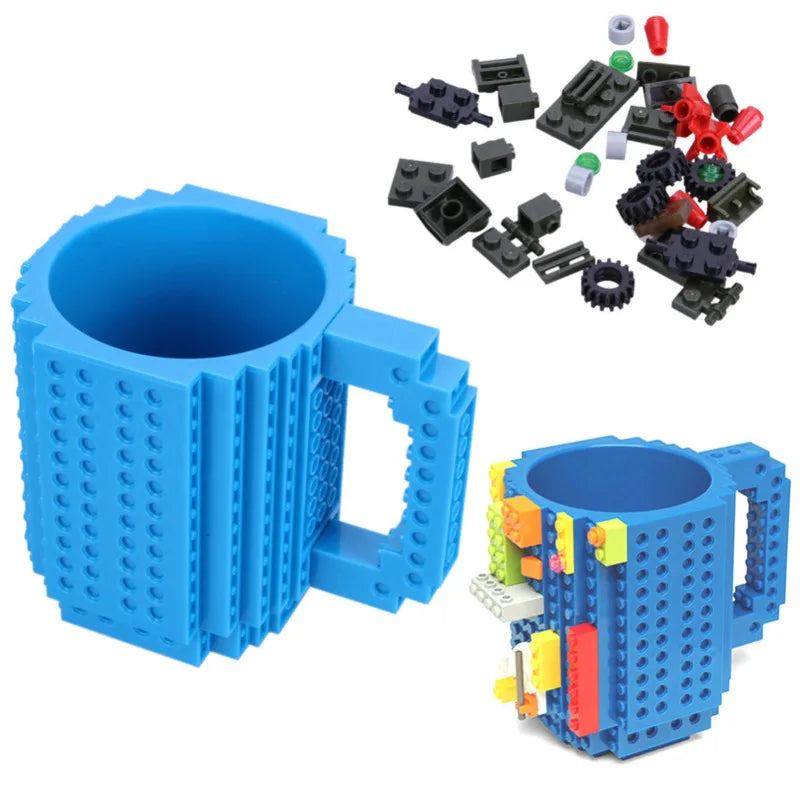 Bausteinbecher im Lego-Stil