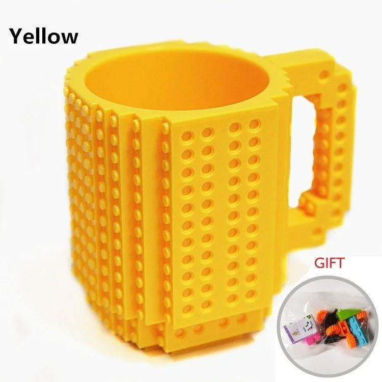 Bausteinbecher im Lego-Stil