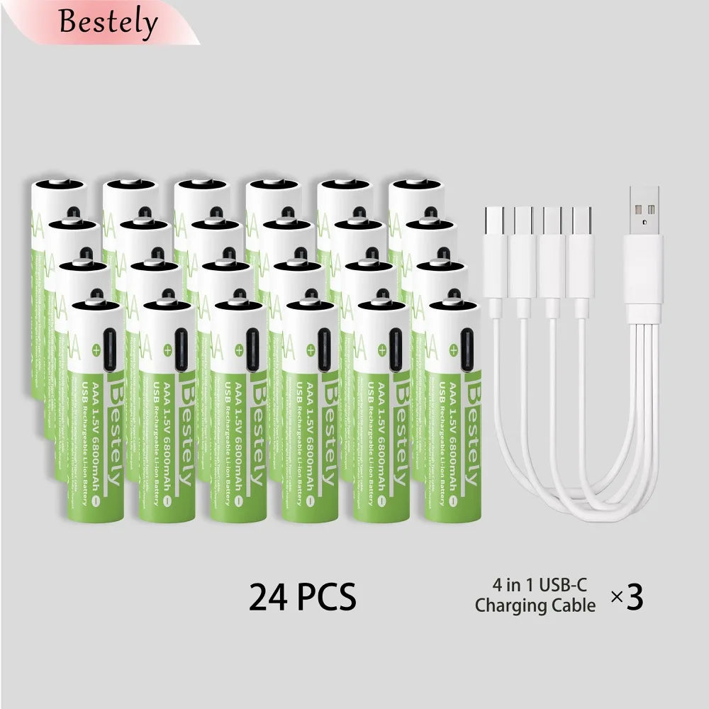 1.5v AAA 6800mAh Li-ion Batterie