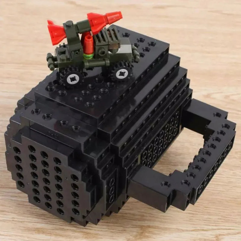 Bausteinbecher im Lego-Stil