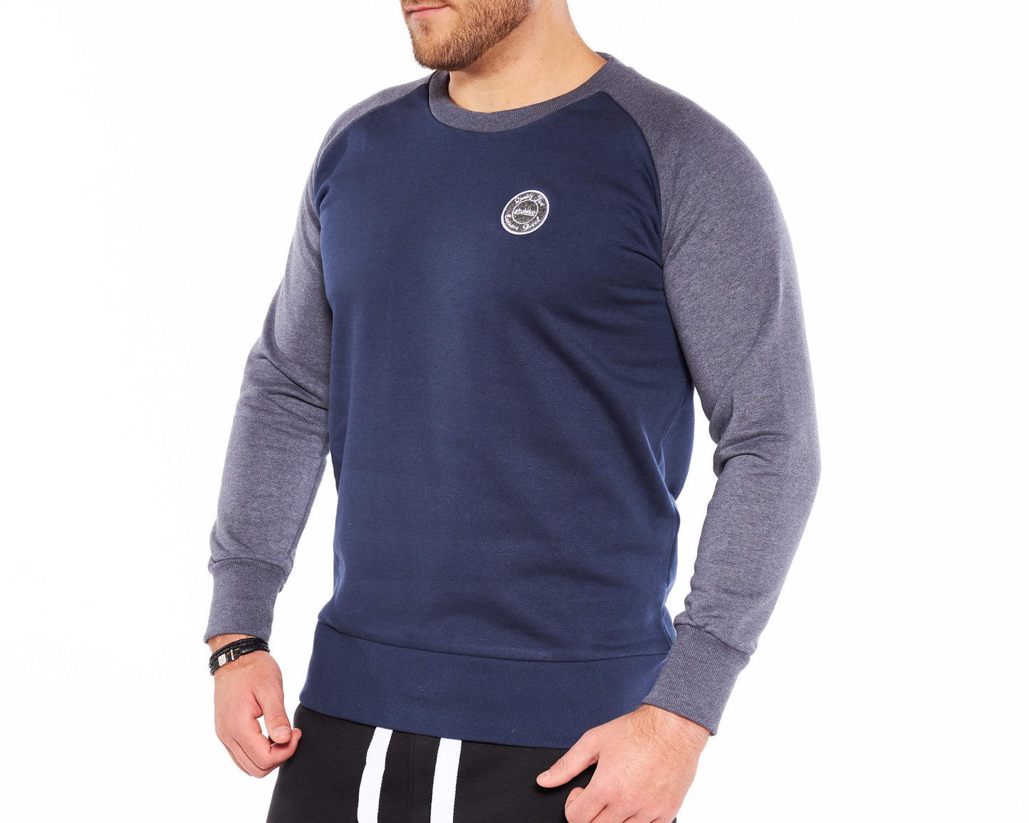 Styleko Herren Rundhalsausschnitt Winter Pullover-3