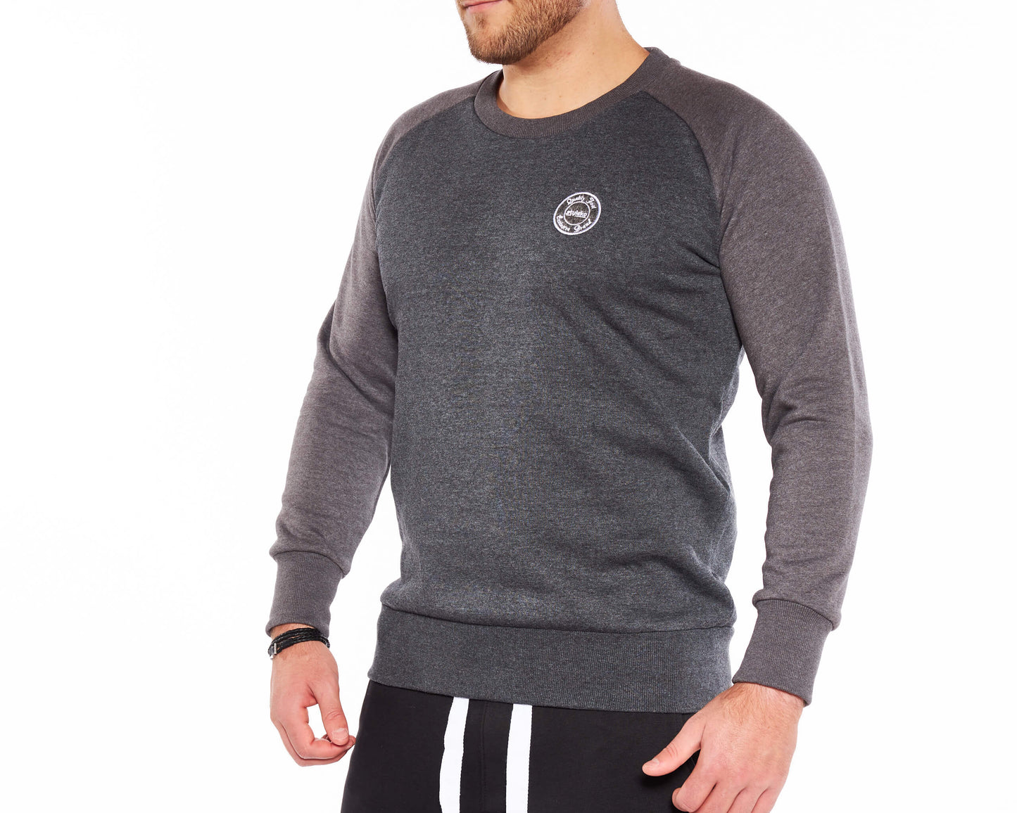 Styleko Herren Rundhalsausschnitt Winter Pullover-4
