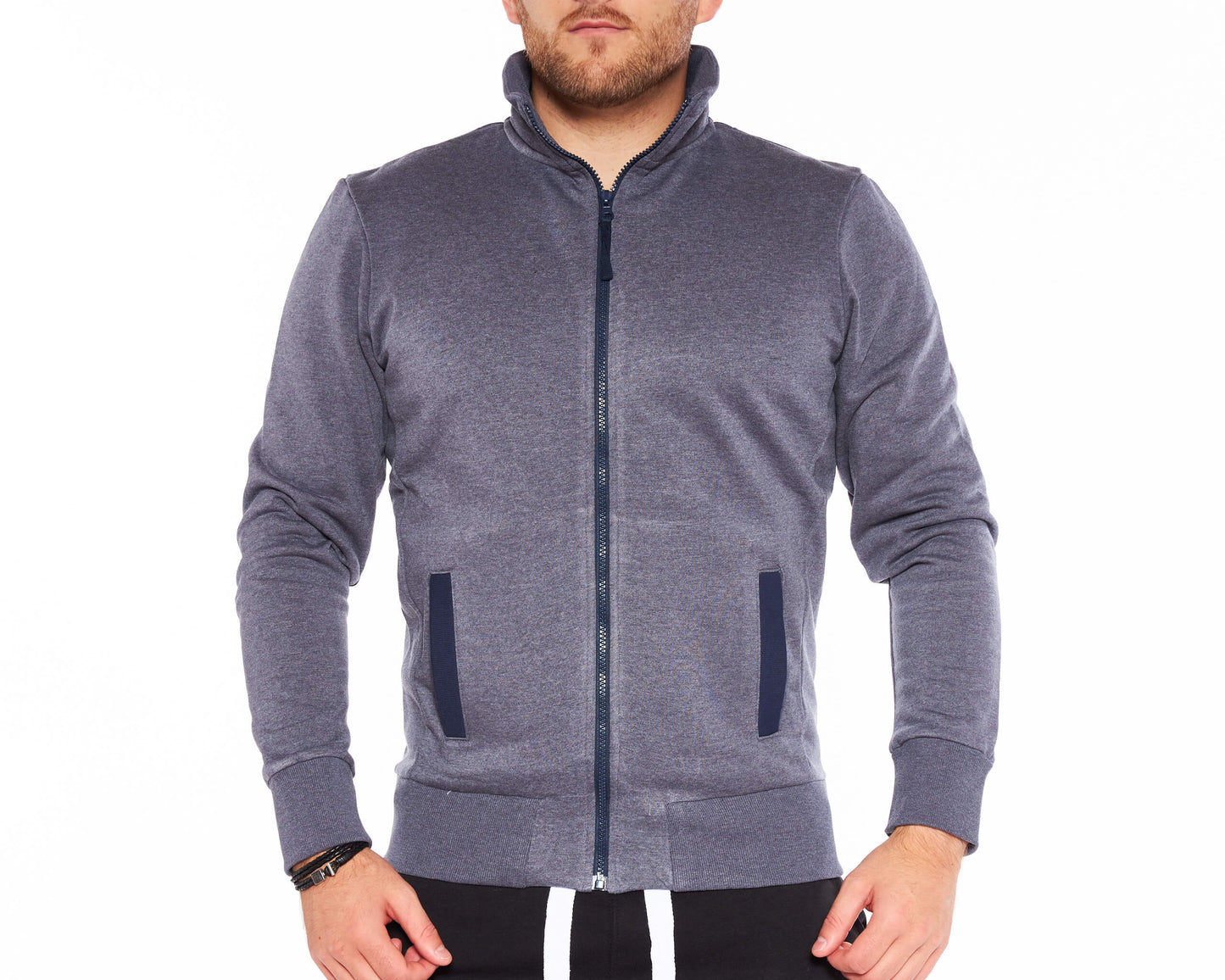 Styleko Herren Sweatshirt Cotton Strickpullover-3