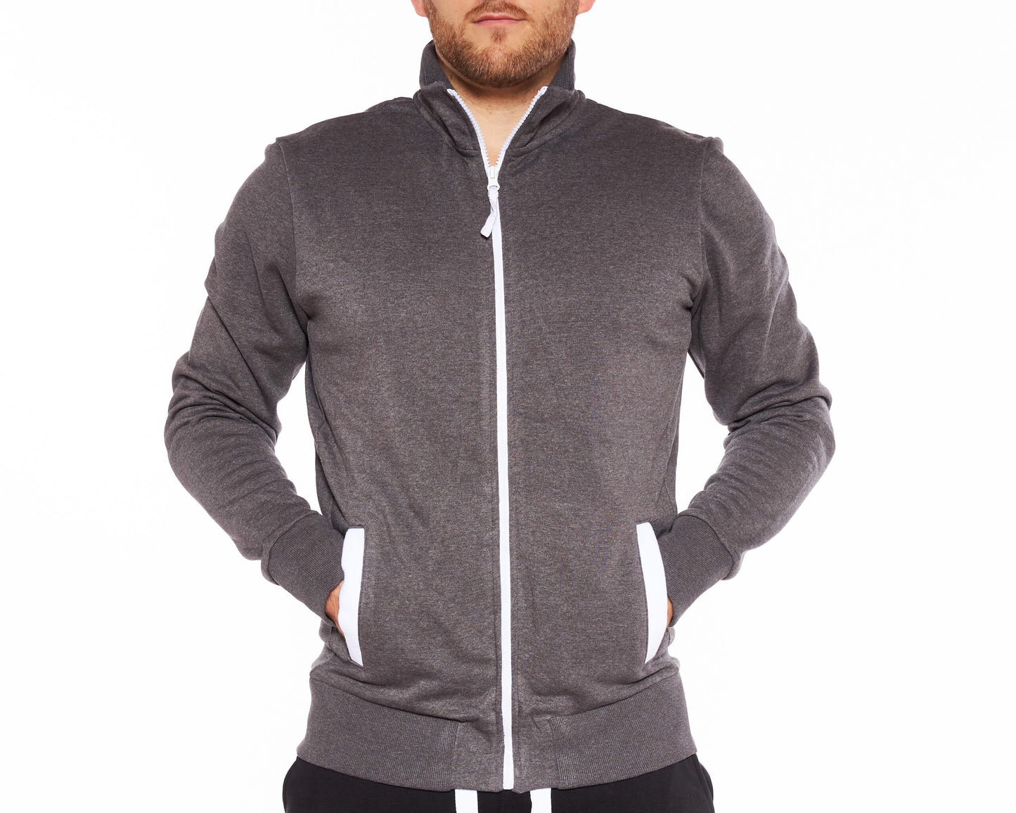 Styleko Herren Sweatshirt Cotton Strickpullover-4
