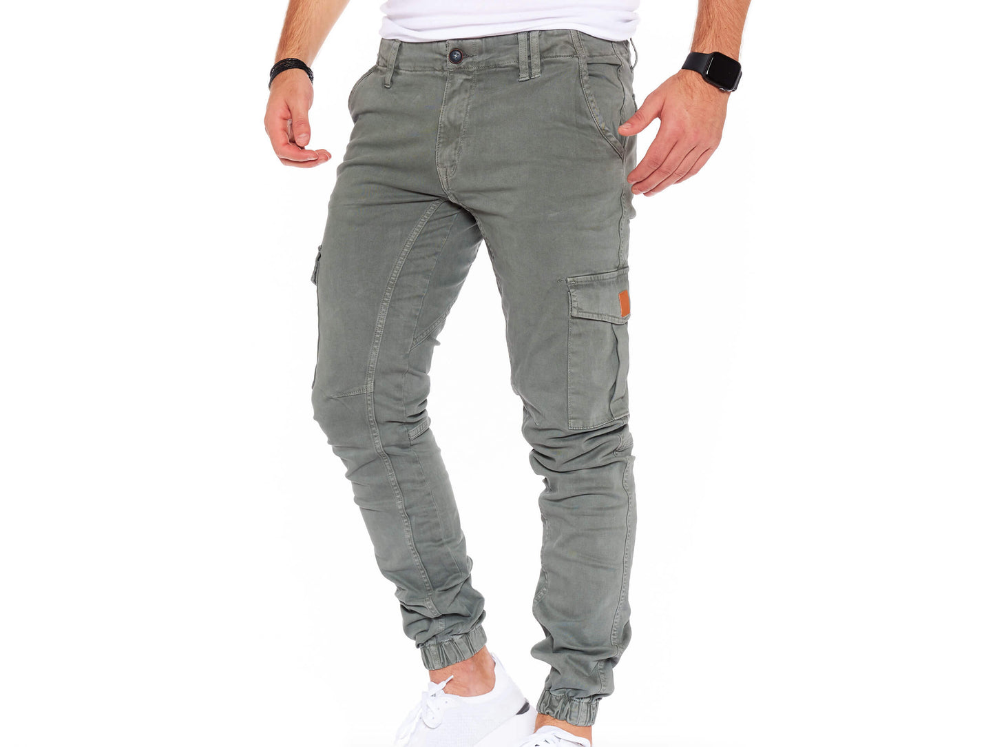 STYLEKO Cargohose Gürtelschlaufen-3