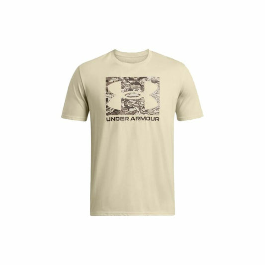 Men’s Short Sleeve T-Shirt Under Armour ABC Camo Boxed Beige-0