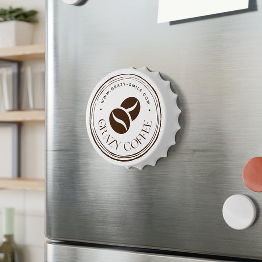 Stilvoller Flaschenöffner mit Grazy Coffee Design