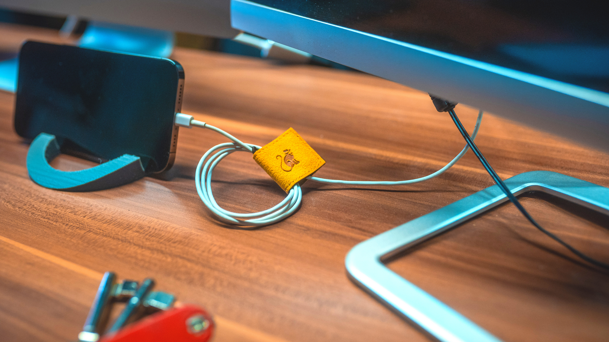 Agent Monkey Multitool | Cable Organizer | Ocean Yellow-2