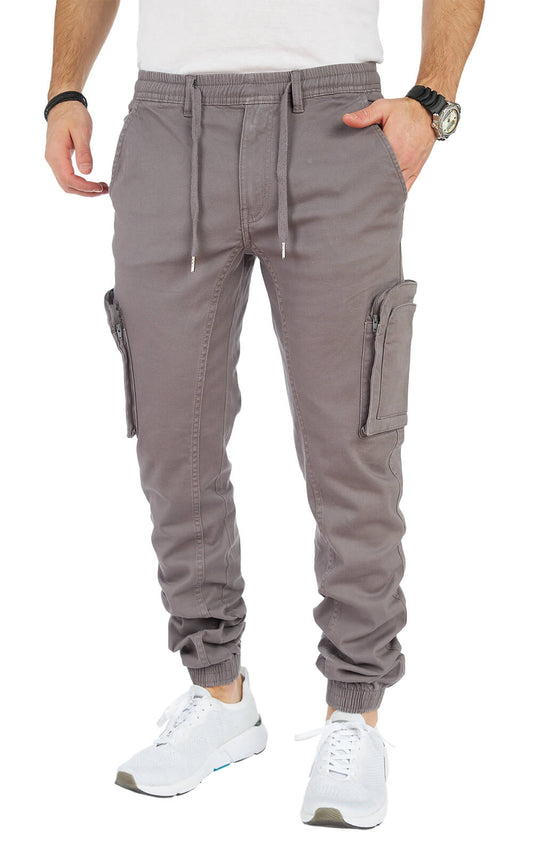 STYLEKO Stylische Cargo-Freizeithose Slim fit mit Elastischer Hosenband-1