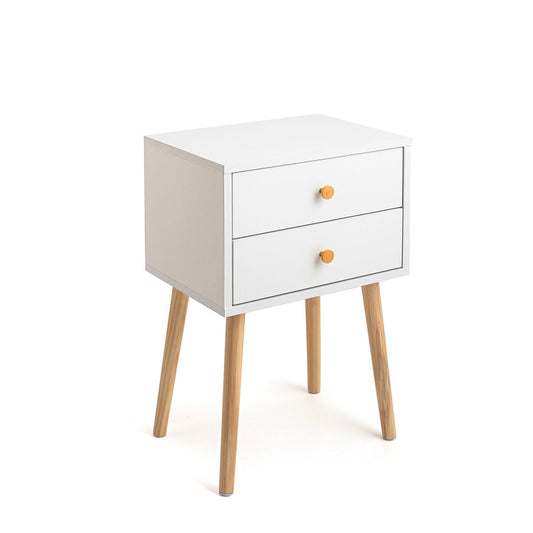 Nightstand Vinthera Moa White Plastic 40 x 30 x 62,5cm-0