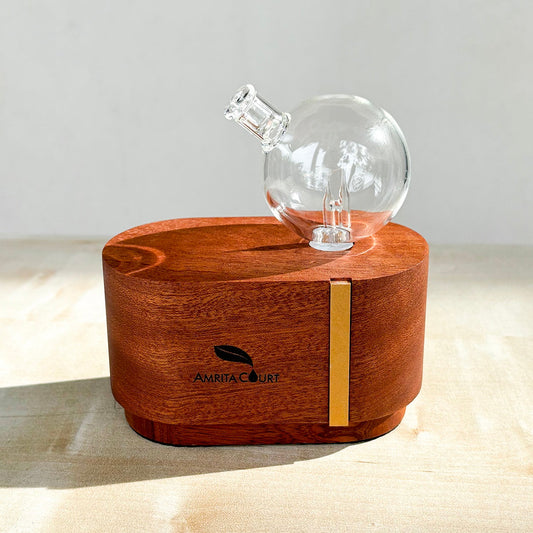 Portable Mini Orb Diffuser Redwood | Waterless Aroma Diffuser | No Plastics Essential Oil Diffusing-0