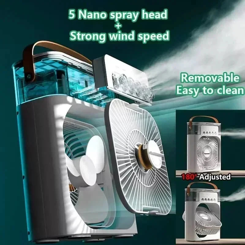3-in-1-Ventilator mit Wasserdampf