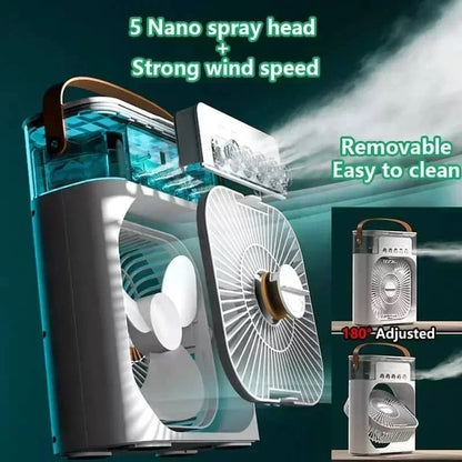 3-in-1-Ventilator mit Wasserdampf