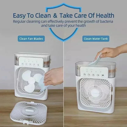 3-in-1-Ventilator mit Wasserdampf