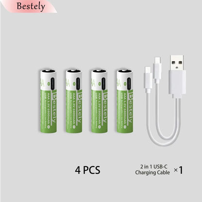 1.5v AAA 6800mAh Li-ion Batterie
