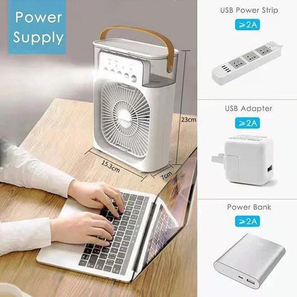 3-in-1-Ventilator mit Wasserdampf