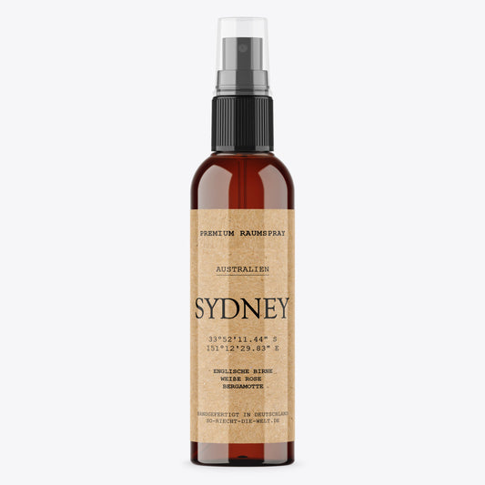 Sydney Raumspray - Englische Birne | Weiße Rose | Bergamotte-0