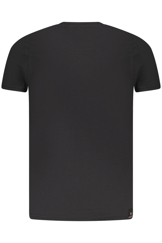 MILITARY ACADEMY BLACK MEN'S SHORT SLEEVE T-SHIRT-1