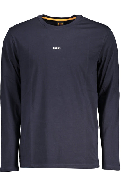 BOSS LONG SLEEVE T-SHIRT MEN BLUE-0