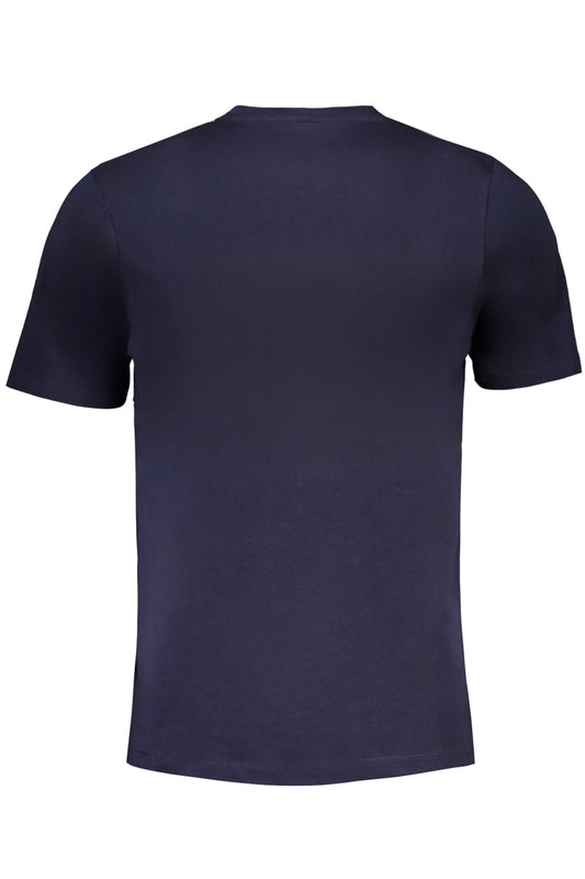 GIAN MARCO VENTURI MEN'S SHORT SLEEVED T-SHIRT BLUE-1