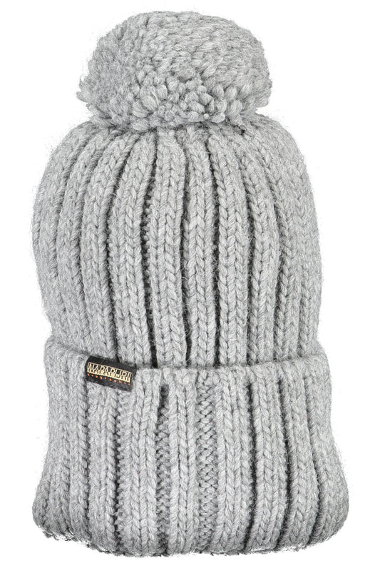 NAPAPIJRI GRAY MEN'S BEANIE-1