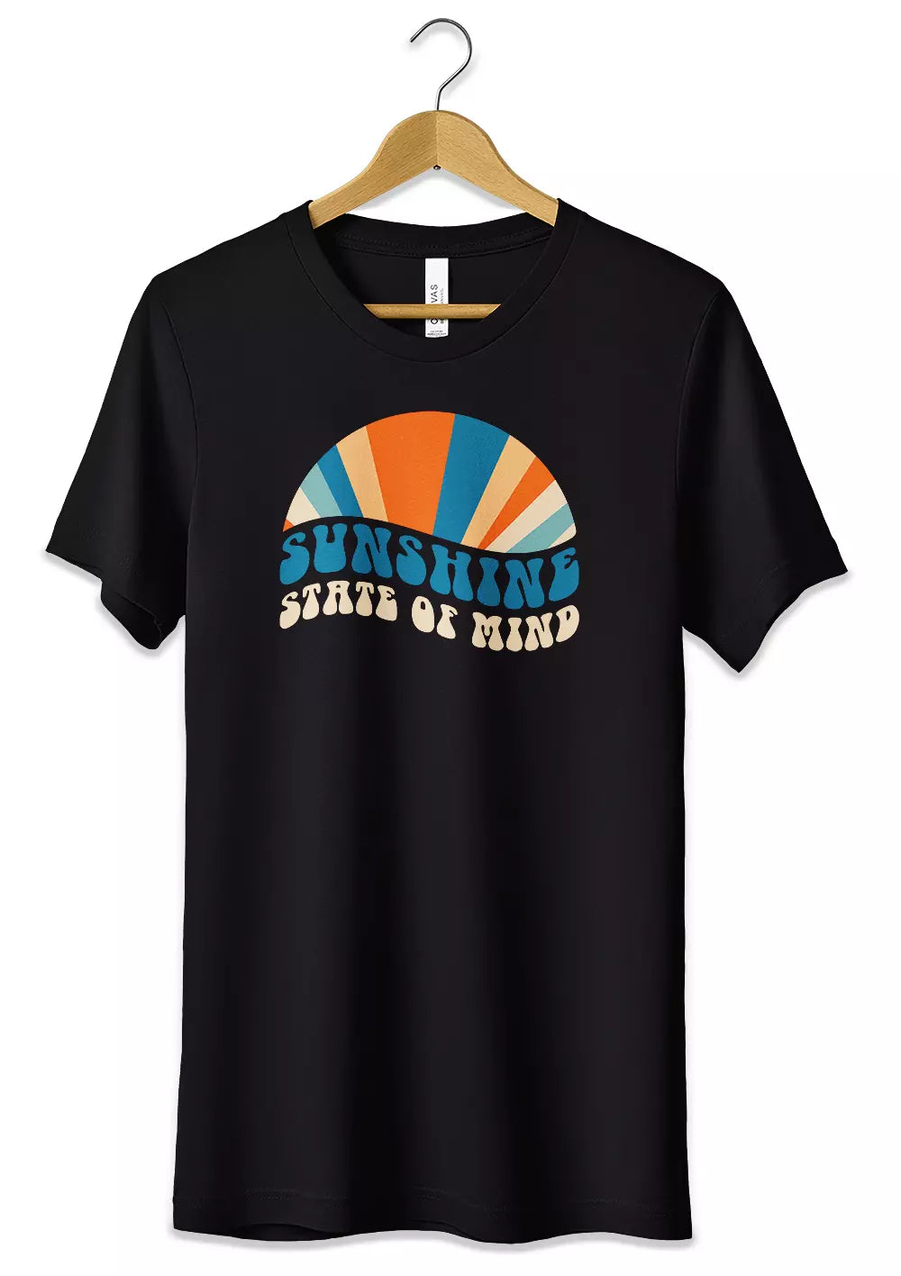 T-Shirt Maglietta Sunshine State of Mind Retro Vintage Style-0